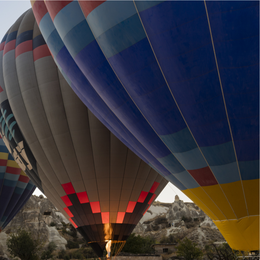 Colorful Hot Balloons