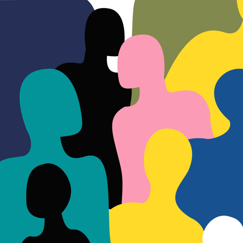 Colorful People Illustration