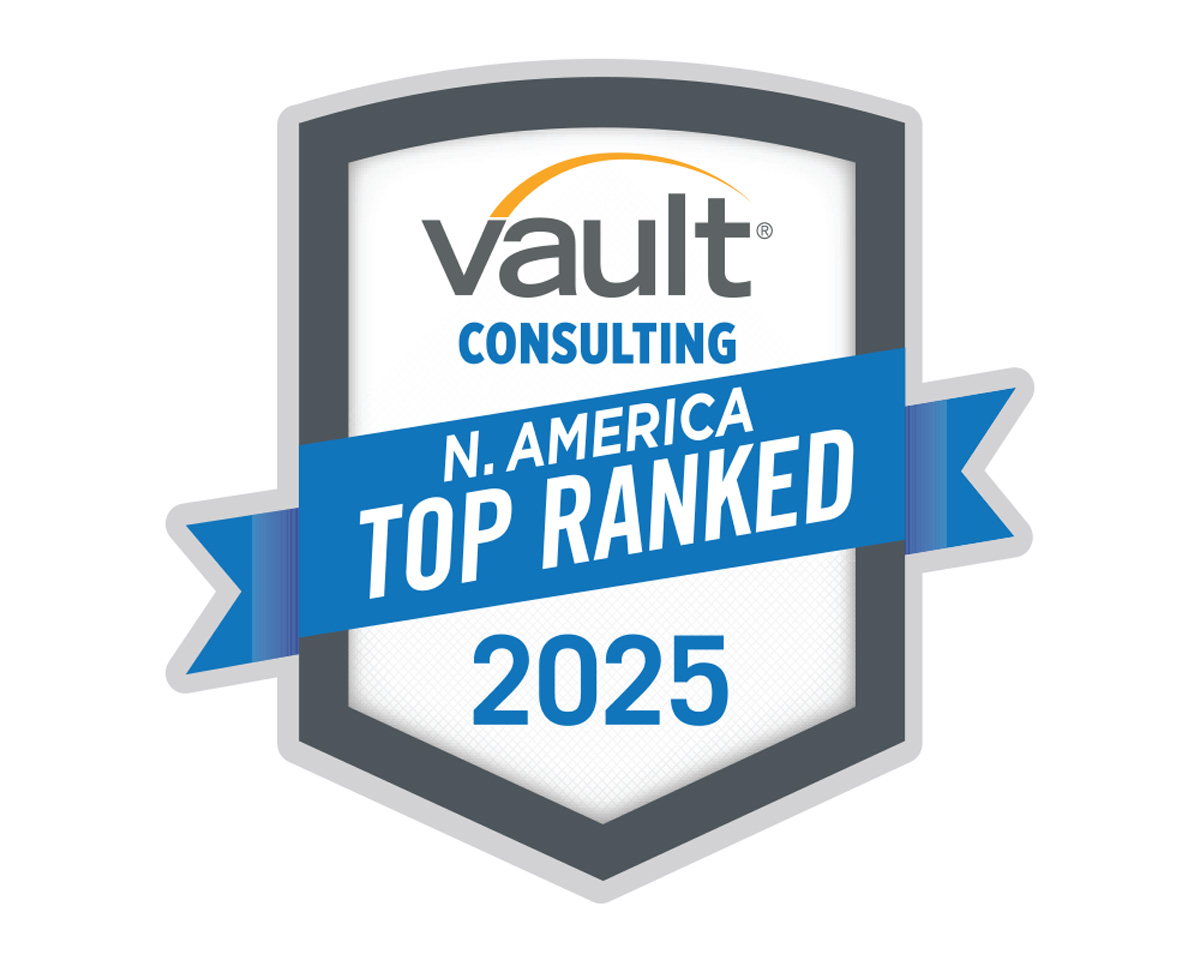 Vault North America Consulting Top Ranked Badge